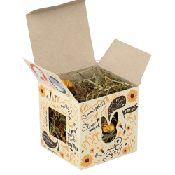 TIVO Hay'Box zioła w jadalnym kartoniku Mniszek lekarski i Nagietek